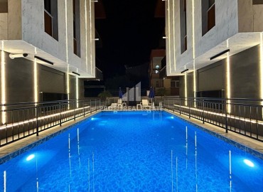 Газифицированная квартира 1+1, 55м², с дизайнерским интерьером в комплексе 2024 года с бассейном в районе Коньяалты, Анталия ID-18829 фото-16