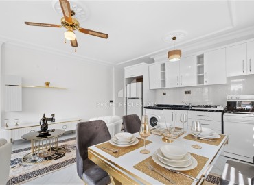 Трехкомнатная квартира, 90м², с элегантным интерьером в доме городского типа, в 300м от моря в центре Алании, Джумхуриет ID-18830 фото-6