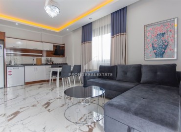 Стильные апартаменты 1+1 с дизайнерским интерьером, 55м², в комплексе премиум класса в Махмутларе, Алания ID-18835 фото-5