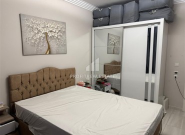 Большая меблированная квартира с одной спальней, 70м² в комплексе с зимним бассейном в 250м от моря в Махмутларе, Алания ID-18836 фото-6