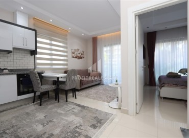 Современная двухкомнатная квартира, 50м² в комплексе с зимним бассейном в 900м от пляжа Инджекум в Авсалларе ID-18838 фото-4