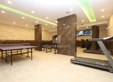 Современная двухкомнатная квартира, 50м² в комплексе с зимним бассейном в 900м от пляжа Инджекум в Авсалларе ID-18838 фото-13