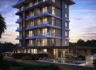 Новый инвестиционный проект с хорошей инфраструктурой, квартиры 55-232м², в 300м от моря в районе Кестель, Алания ID-18844 фото-2