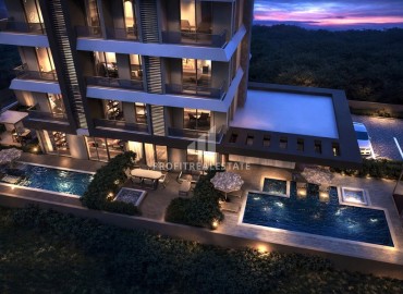 Новый инвестиционный проект с хорошей инфраструктурой, квартиры 55-232м², в 300м от моря в районе Кестель, Алания ID-18844 фото-5