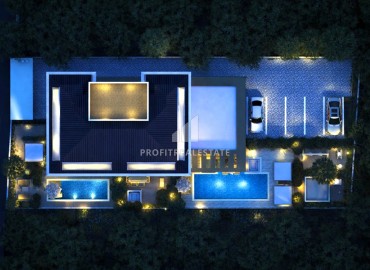 Новый инвестиционный проект с хорошей инфраструктурой, квартиры 55-232м², в 300м от моря в районе Кестель, Алания ID-18844 фото-7