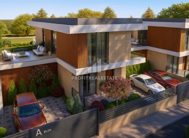 Проект фешенебельных вилл 4+1, 235м², на начальной стадии строительства в районе Анталии Дошемеалты под гражданство ID-18845 фото-2