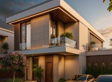 Проект фешенебельных вилл 4+1, 235м², на начальной стадии строительства в районе Анталии Дошемеалты под гражданство ID-18845 фото-9