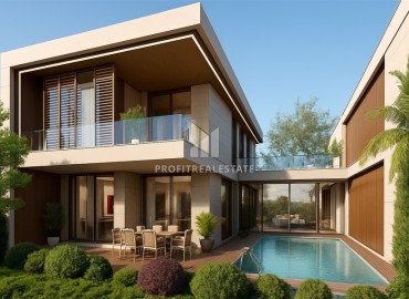 Проект фешенебельных вилл 4+1, 235м², на начальной стадии строительства в районе Анталии Дошемеалты под гражданство ID-18845 фото-10