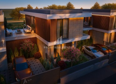 Проект фешенебельных вилл 4+1, 235м², на начальной стадии строительства в районе Анталии Дошемеалты под гражданство ID-18845 фото-11