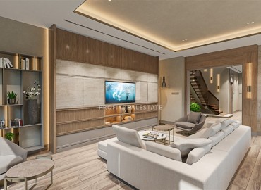 Проект фешенебельных вилл 4+1, 235м², на начальной стадии строительства в районе Анталии Дошемеалты под гражданство ID-18845 фото-20