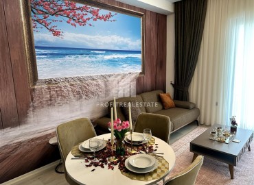 Элегантная двухкомнатная квартира, 55м², в новостройке с хорошей инфраструктурой в Махмутларе, Алания ID-18848 фото-7