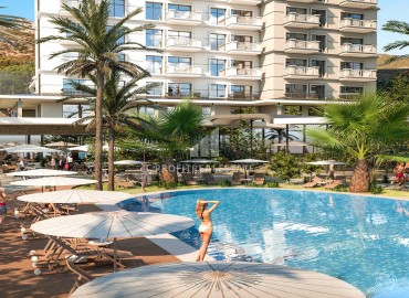 Квартира 1+1, 50м², с чистовой отделкой в комплексе класса люкс у подножия гор в Махмутларе, Алания, по отличной цене. ID-18856 фото-12