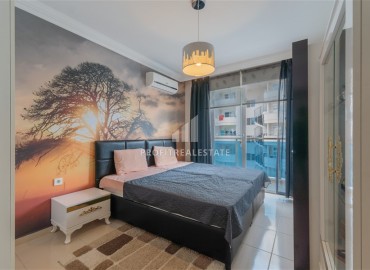 Трехкомнатная квартира, 100м², с дизайнерским интерьером, в комплексе с бассейном в 300м от моря в районе Алании - Махмутлар ID-18861 фото-13