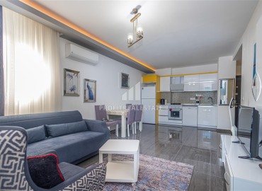 Меблированная двухкомнатная квартира, 55м², в комплексе премиум класса в Махмутларе, Алания, в двух шагах от моря ID-18862 фото-2