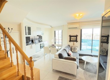 Элегантный видовой пентхаус 2+1, 98м², в элитной резиденции у пляжа Клеопатры в центре Алании под ВНЖ ID-18864 фото-3