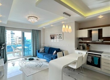 Стильная двухкомнатная квартира, 65м², в элитном комплексе Махмутлара, Алания, в 250м от Средиземного моря ID-18865 фото-8