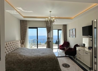 Видовой меблированный пентхаус с тремя спальнями, 145м², в резиденции с инфраструктурой у моря в Каргыджаке, Алания ID-18868 фото-7