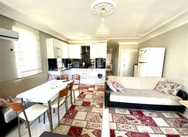 Готовая к проживанию, бюджетная трехкомнатная квартира, 90м², в доме городского типа, в 300м от моря в центре Алании ID-18869 фото-6