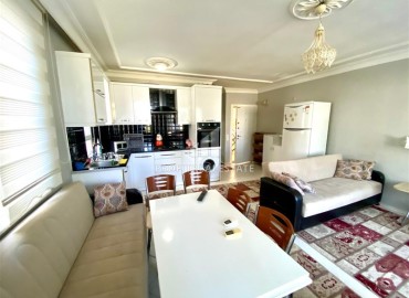 Готовая к проживанию, бюджетная трехкомнатная квартира, 90м², в доме городского типа, в 300м от моря в центре Алании ID-18869 фото-10