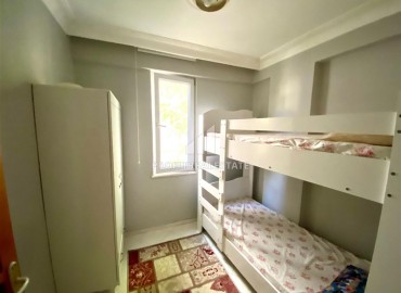 Готовая к проживанию, бюджетная трехкомнатная квартира, 90м², в доме городского типа, в 300м от моря в центре Алании ID-18869 фото-15