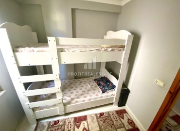 Готовая к проживанию, бюджетная трехкомнатная квартира, 90м², в доме городского типа, в 300м от моря в центре Алании ID-18869 фото-16