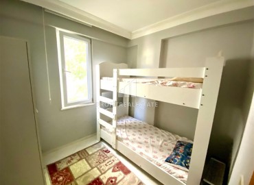 Готовая к проживанию, бюджетная трехкомнатная квартира, 90м², в доме городского типа, в 300м от моря в центре Алании ID-18869 фото-17