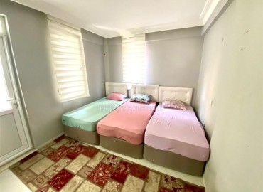 Готовая к проживанию, бюджетная трехкомнатная квартира, 90м², в доме городского типа, в 300м от моря в центре Алании ID-18869 фото-18