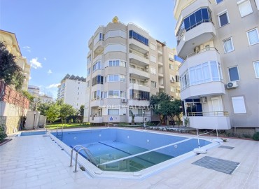 Симпатичная двухкомнатная квартира, 60м², в комплексе с бассейном с отличной локацией в районе Оба, Алания ID-18871 фото-1