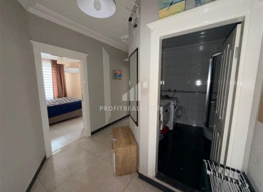 Симпатичная двухкомнатная квартира, 60м², в комплексе с бассейном с отличной локацией в районе Оба, Алания ID-18871 фото-3