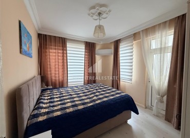 Симпатичная двухкомнатная квартира, 60м², в комплексе с бассейном с отличной локацией в районе Оба, Алания ID-18871 фото-5