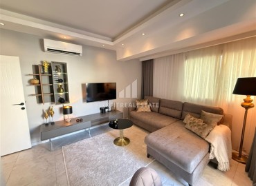 Двухкомнатная элегантная квартира, 60м², в новостройке с чудесной локацией в центре Алании, в 150м от моря ID-18875 фото-1