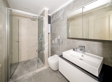 Апартаменты с одной спальней, 56м², в новой комплексе с инфраструктурой в 300м от моря в районе Оба, Алания ID-18876 фото-6