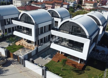 Investment project: a residence of luxury villas with private pools and facilities 150 meters from the sea, Konakli, Alanya ID-14552 фото-3