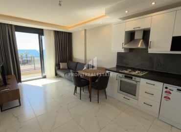 Видовые уютные апартаменты 1+1, 53м², в новостройке с отличной локацией в 200м от моря в районе Каргыджак, Алания ID-18878 фото-2