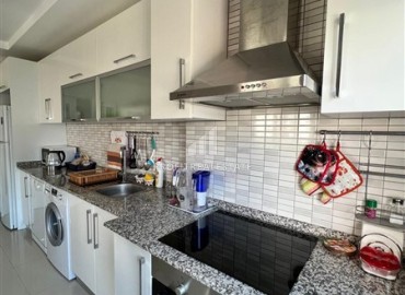 Элегантная двухкомнатная квартира, 65м², с двумя балконами в комплексе премиум класса в 50м от моря в Кестеле, Алания ID-18879 фото-6