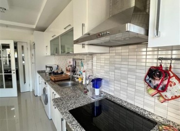 Элегантная двухкомнатная квартира, 65м², с двумя балконами в комплексе премиум класса в 50м от моря в Кестеле, Алания ID-18879 фото-8