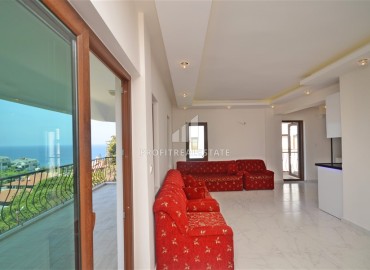 Меблированная квартира 2+1, 100м², с потрясающим видом на море в районе Алании Каргыджак в 300м от моря ID-18880 фото-4