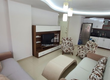 Уютные апартаменты с одной спальней, 65м², в резиденции с бассейном в Махмутларе, Алания в 300 метрах от моря ID-18881 фото-6