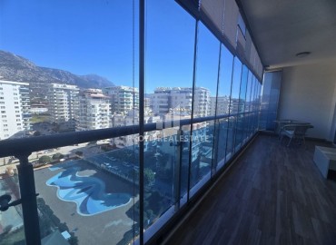 Видовая меблированная двухкомнатная квартира, 65м², в элитном комплексе Махмутлара, в 250м от Средиземного моря ID-18888 фото-11