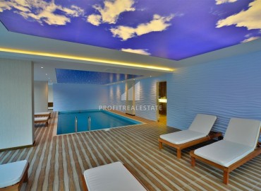 Видовая меблированная двухкомнатная квартира, 65м², в элитном комплексе Махмутлара, в 250м от Средиземного моря ID-18888 фото-19