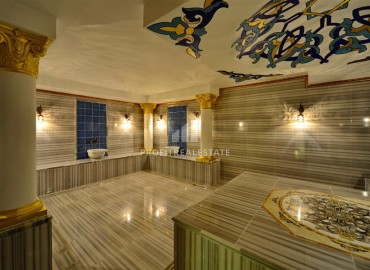 Видовая меблированная двухкомнатная квартира, 65м², в элитном комплексе Махмутлара, в 250м от Средиземного моря ID-18888 фото-20