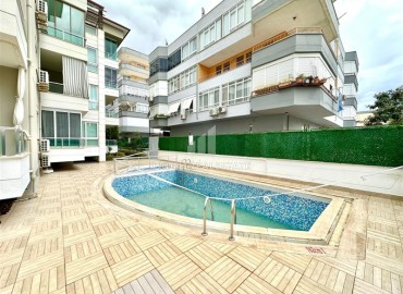 Элегантная меблированная квартира 2+1, 89м², в резиденции с инфраструктурой в 600м от моря в районе Оба, Алания ID-17827 фото-1