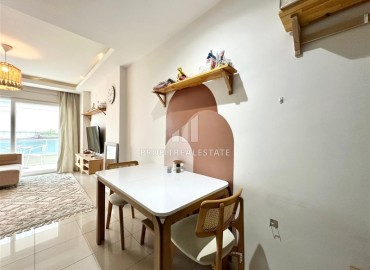 Элегантная меблированная квартира 2+1, 89м², в резиденции с инфраструктурой в 600м от моря в районе Оба, Алания ID-17827 фото-4