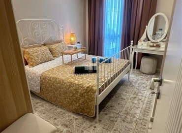 Стильные двухкомнатные апартаменты, 55м², в малоквартирной новостройке в центре Алании, 500м от моря ID-18901 фото-10