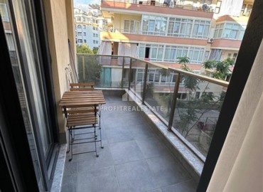 Стильные двухкомнатные апартаменты, 55м², в малоквартирной новостройке в центре Алании, 500м от моря ID-18901 фото-12