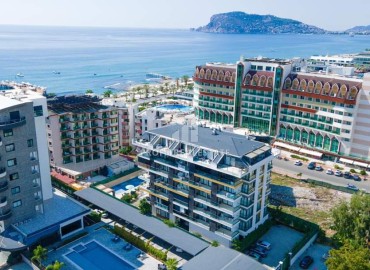 Меблированная квартира с одной спальней, 70м², в 250м от моря в районе Алании – Оба в комплексе премиум класса ID-18902 фото-1