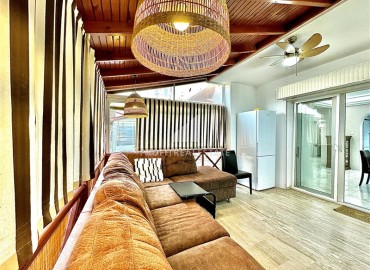 Двухуровневая квартира с тремя спальнями, 125м², в коттеджном поселке в районе Алании Демирташ, в 600м от моря ID-18916 фото-19