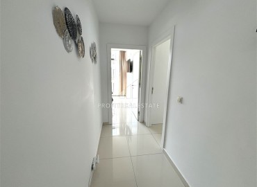 Стильная линейная квартира 3+1, 109м² в элитном комплексе в 450м от моря в районе Кестель, Алания ID-18919 фото-11