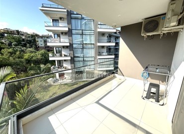 Стильная линейная квартира 3+1, 109м² в элитном комплексе в 450м от моря в районе Кестель, Алания ID-18919 фото-18