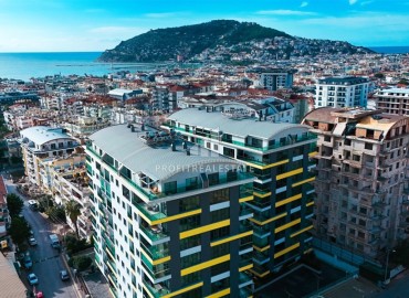 Меблированная трехкомнатная квартира с отдельной кухней, 100м², в элитной резиденции в центре Алании под ВНЖ ID-18921 фото-1